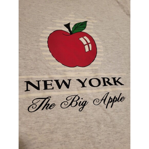Sun Triangle T-Shirt Mens XL New York The Big Apple Graphic Short Sleeve Gray - Picture 5 of 6